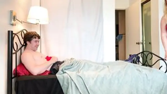 Caught masturbating with stepmom's panties