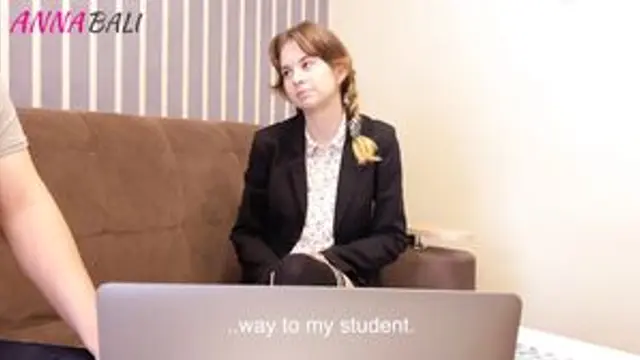 !Anna Bali - Student Sold Her Pussy to a Tutor for 4 Fr