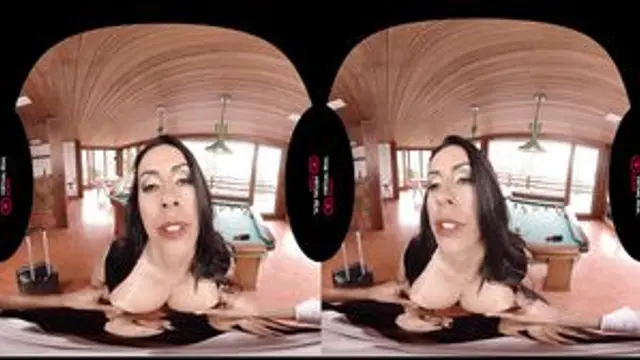Latina playing pool