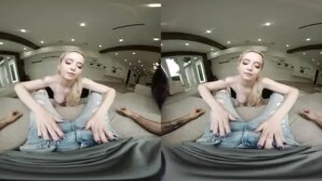 Vr 180 - Lexi Lore Losing A Virtual Strip Poker Game To