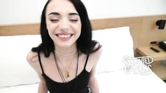 This girl is super petite and loves sucking cock