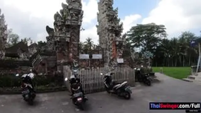 Thai girlfriend waterfall visit and sex