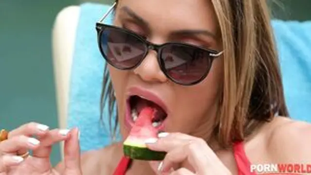 Busty MILF Kitana Lure Takes DP Slamming by the Poolside GP2588 in 4K