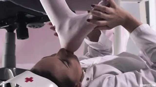 Rossy Bush Foot Fetish Dildo Nurses