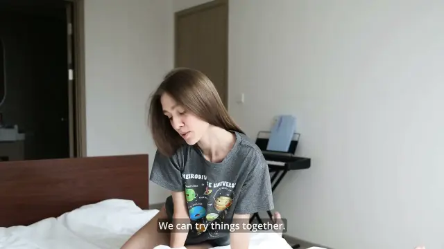 My Stepsister Watched Porn and Came to My Place to Try It. I Didn't Refuse.