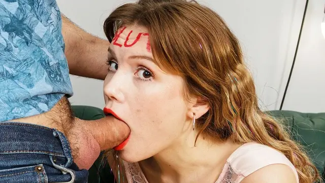Petite Teen Rough Big Cock Ass to Mouth Fucked