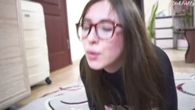 DickForLily - Stepsister in Leggings Wants to Fuck and Suck My Cock-Cumshot on Bodysuit
