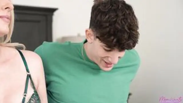 Sydney Paige Takes On Two Young Cocks