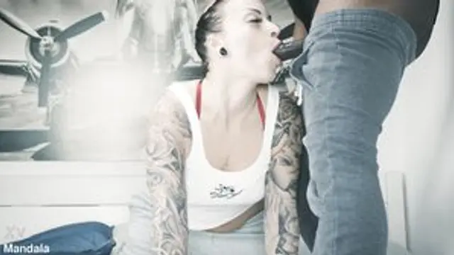 Mandala - Huge load of cum in her face