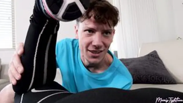 Blonde Takes a hard young cock…