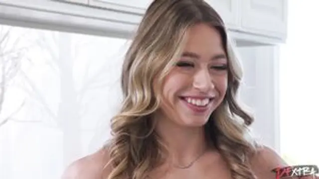 Naughty blonde taken hard cock
