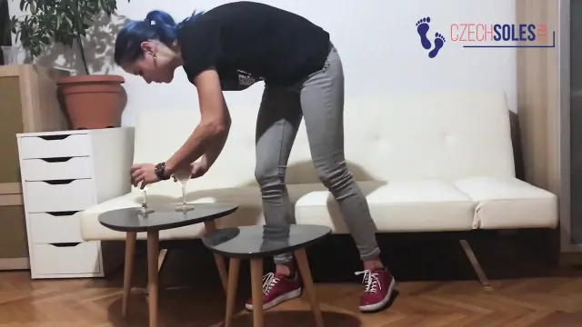 Homemade Lesbian Foot Worship and Sniffing