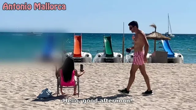 Hot Colombian Bikini Teen Gets Picked up in the Beach!