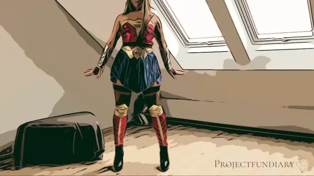 Wonder woman cosplay - used like a slut