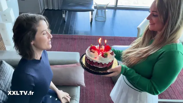 Vegas Birthday Surprise: Lesbian Passion