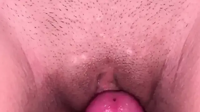 Rubbing and masturbating her wet pussy with my dick until she cums - POV - SecretUsX