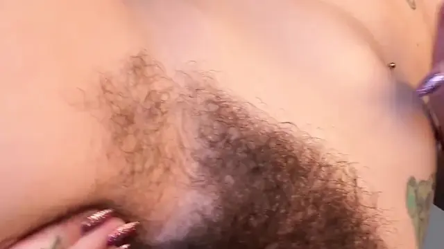 Spreading My Hairy Pussy in Your Face