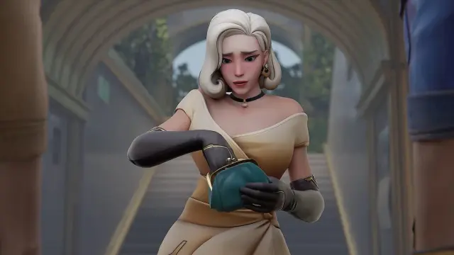 Mercy Sucks Two Big Dicks - 3D Overwatch Animation