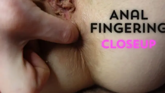 Anal Fingering Closeup
